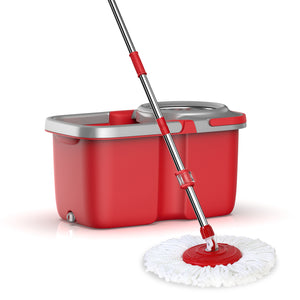 Oshang Stainless Steel Spin Mop and Bucket SP2