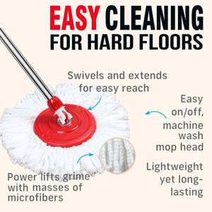 Oshang Stainless Steel Spin Mop and Bucket SP2